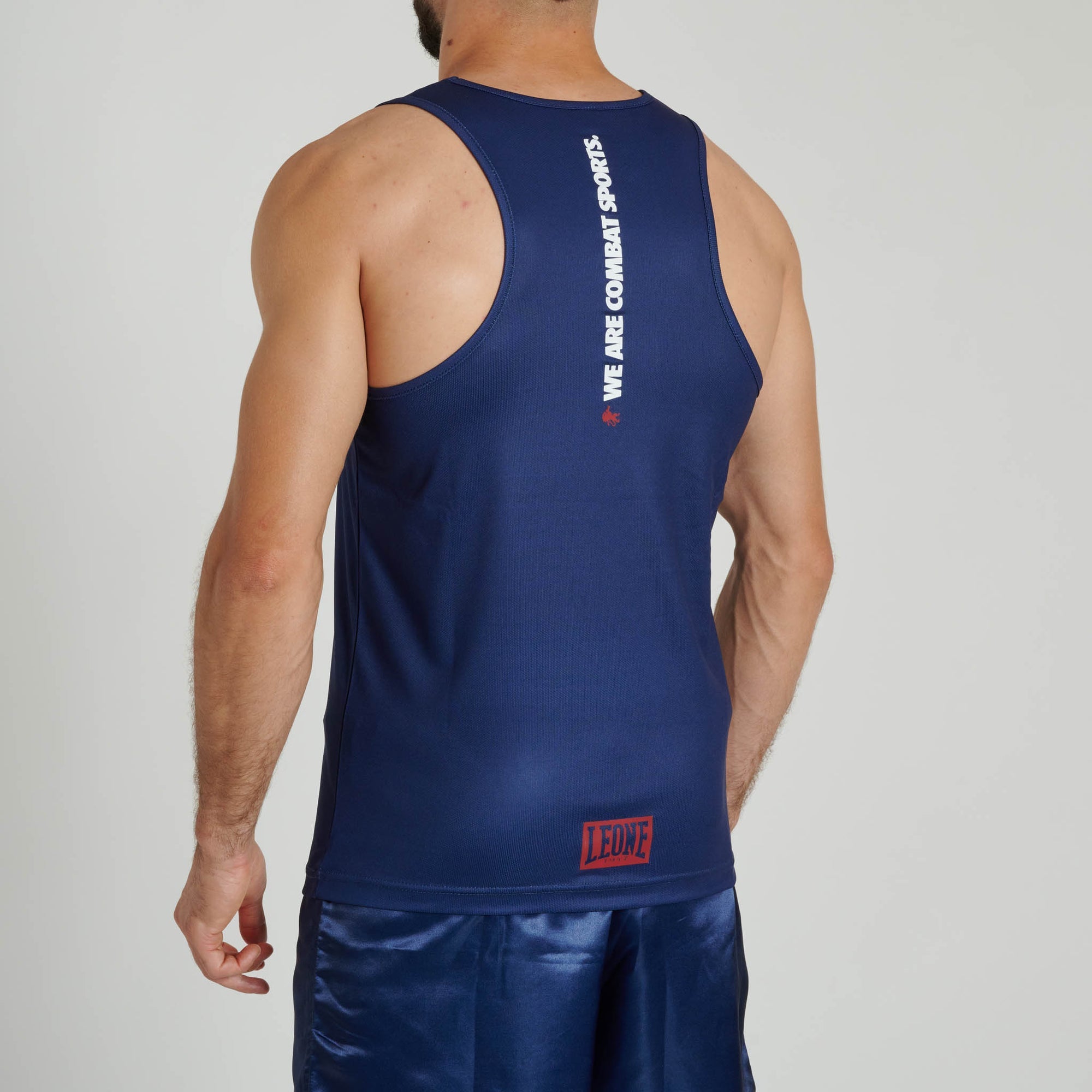 Camiseta sin mangas de boxeo Leone con bloques de color