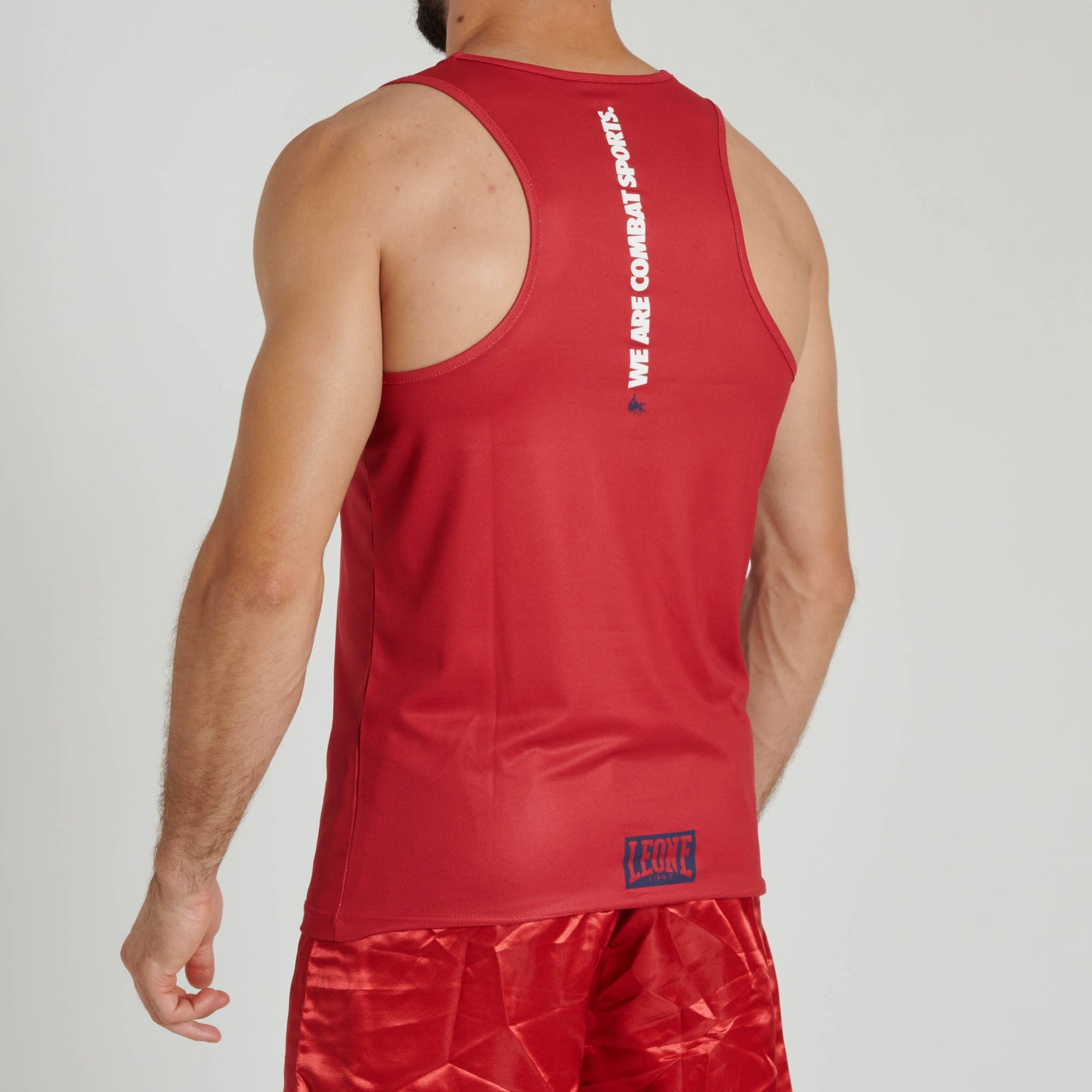 Camiseta sin mangas de boxeo Leone con bloques de color