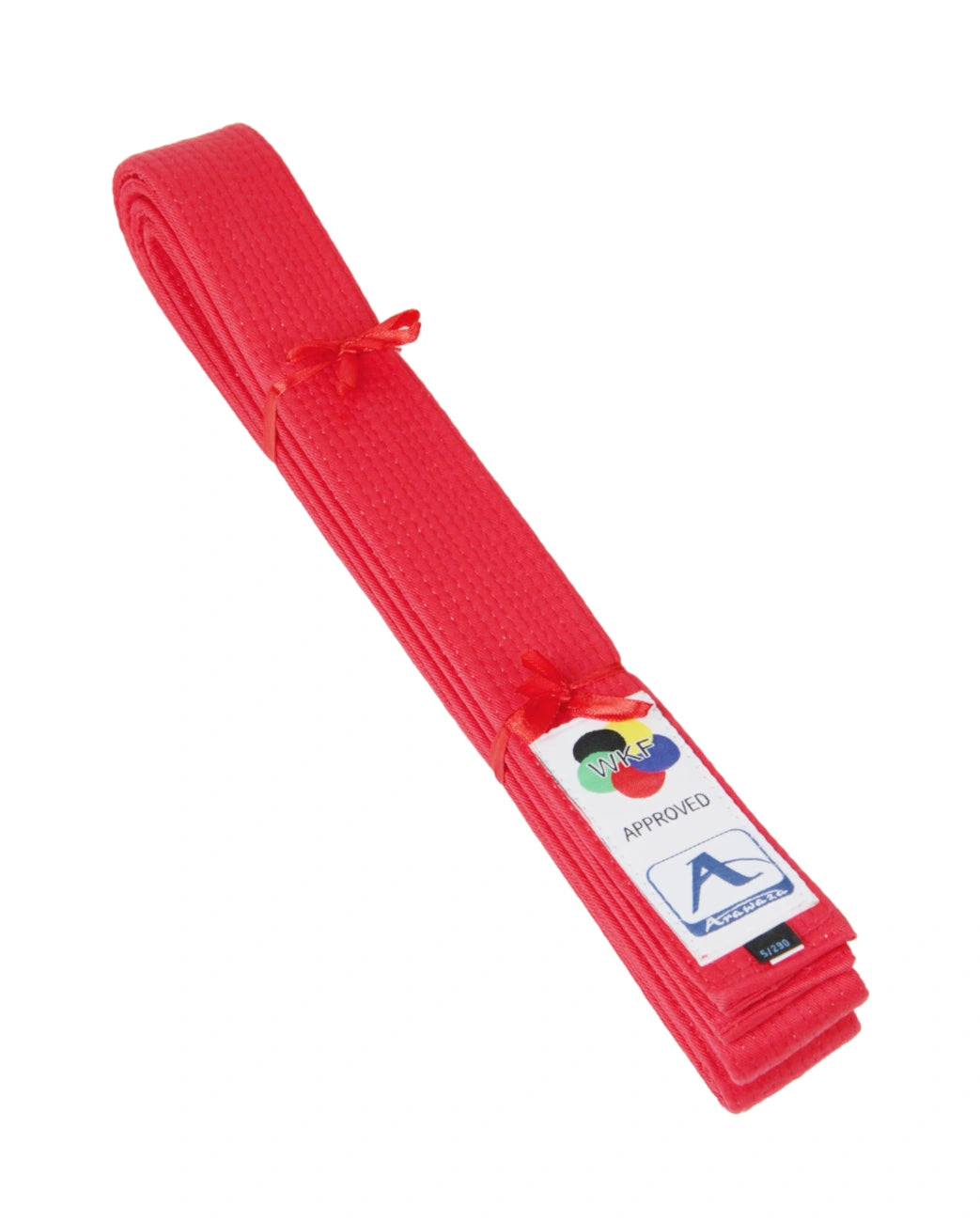 Cinturón de Karate Arawaza WKF Rojo Azul