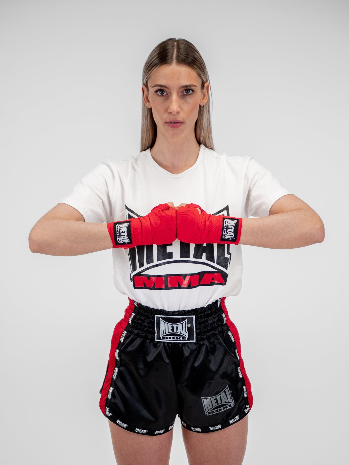 T-shirt Donna Visual MMA Metal Boxe