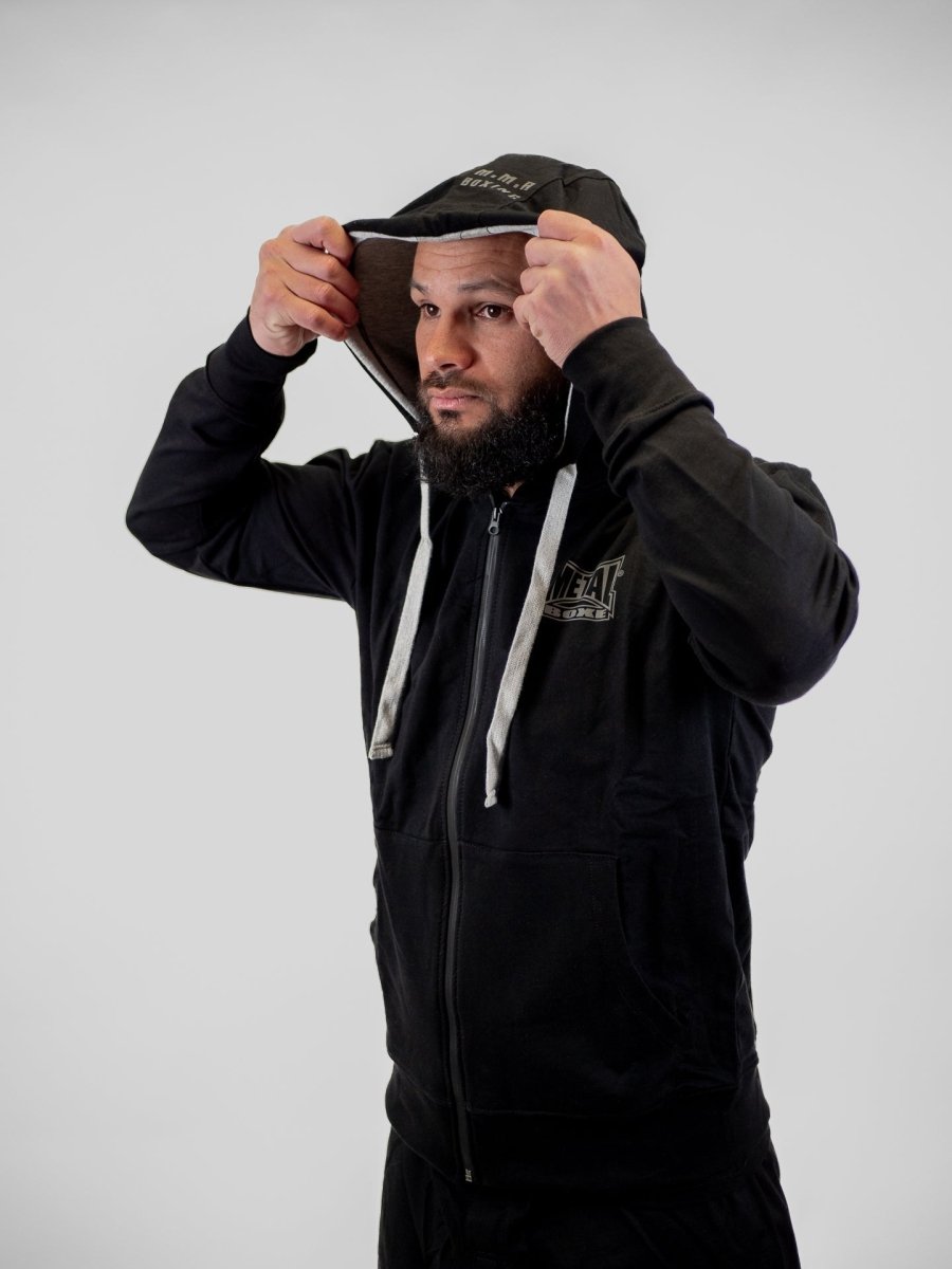 Felpa con cappuccio Metal Boxe Regular Black - Fight Club Store