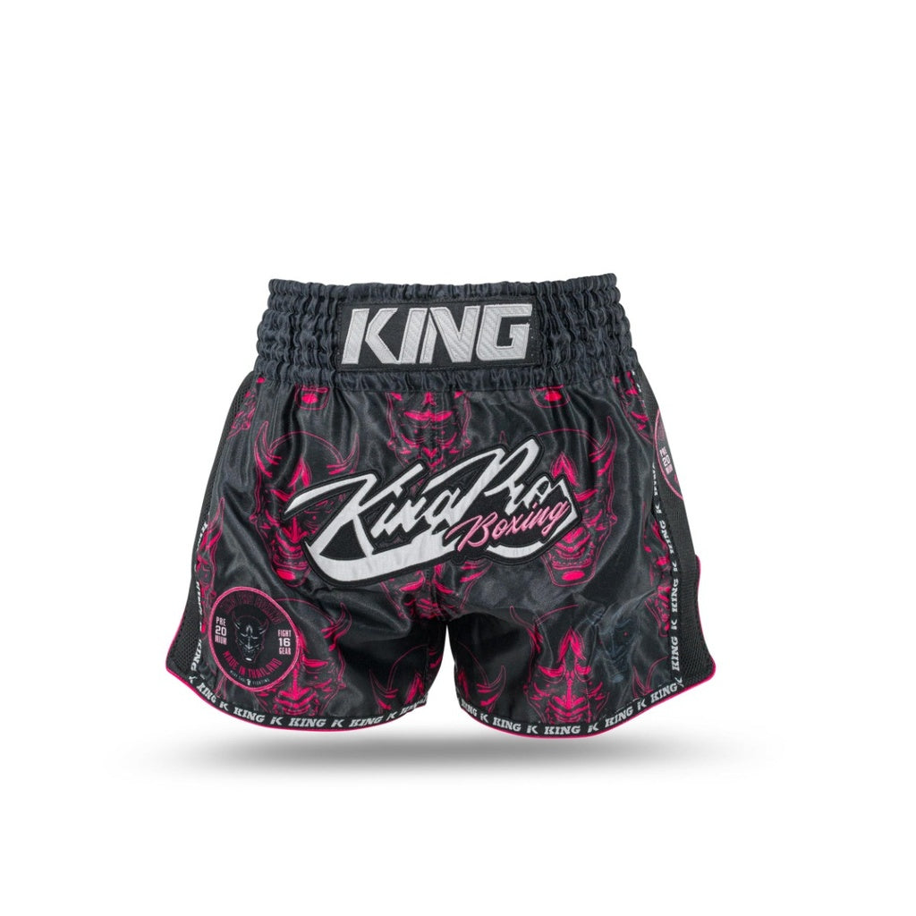 Pantalones cortos Muay Thai Rey Pro Boxeo Diablo