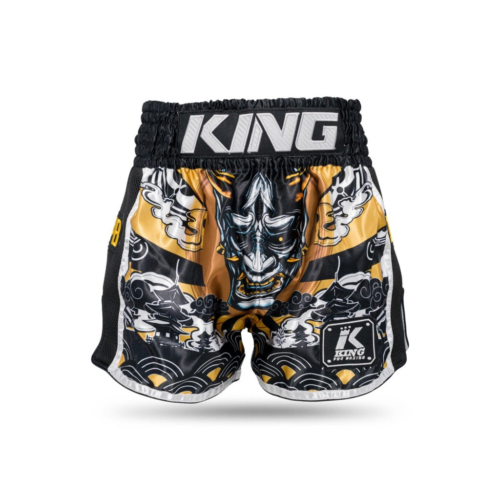 Pantalones cortos Muay Thai King Pro Boxeo Hannya