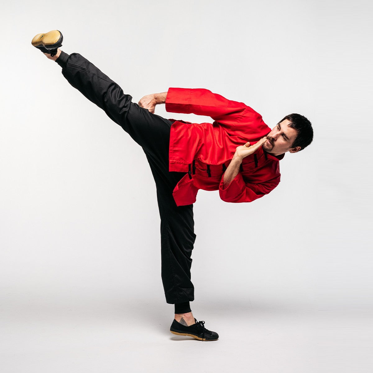 Pantalones con elástico en tobillos y cintura Karate Kung Fu