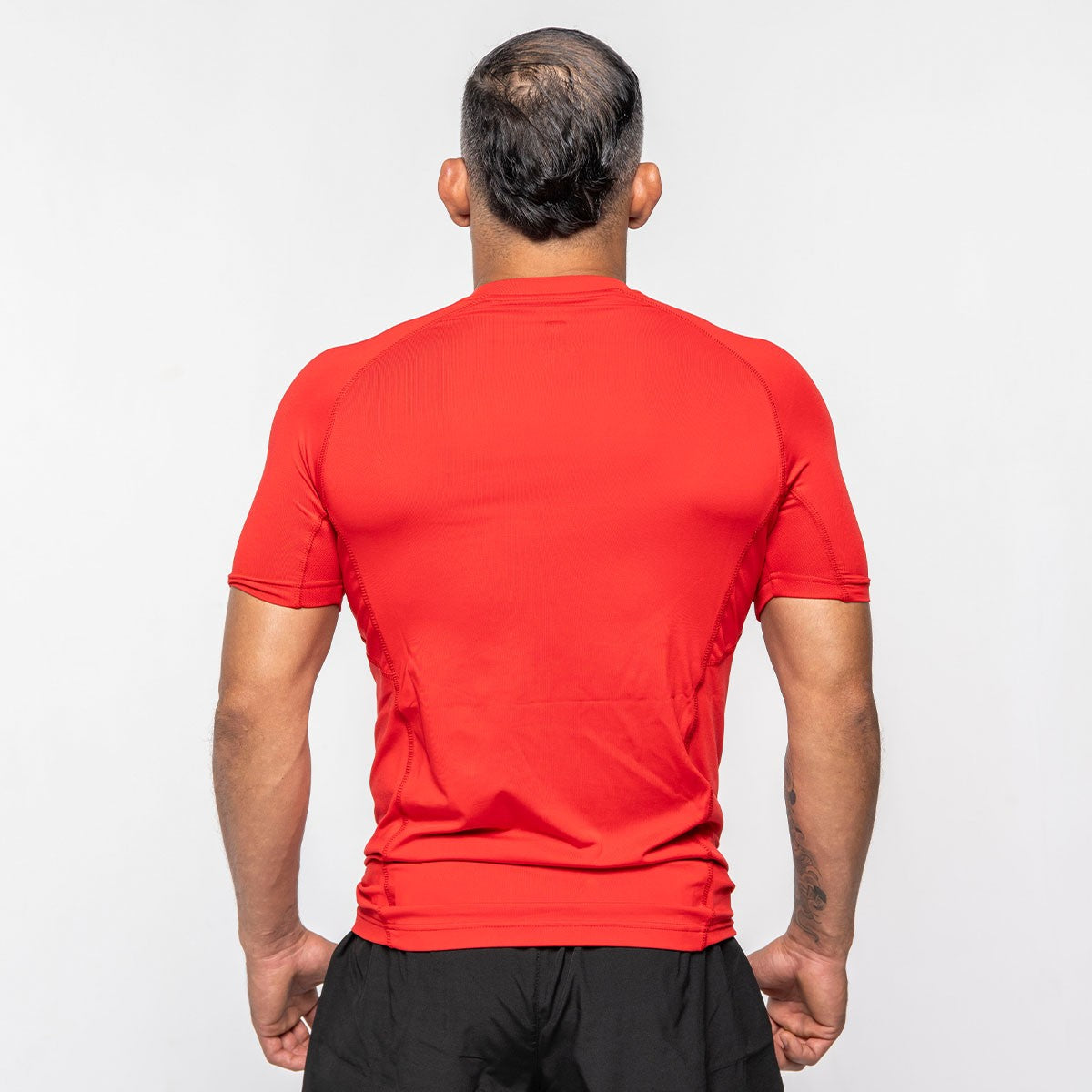 Camiseta ajustada de manga corta para entrenamiento