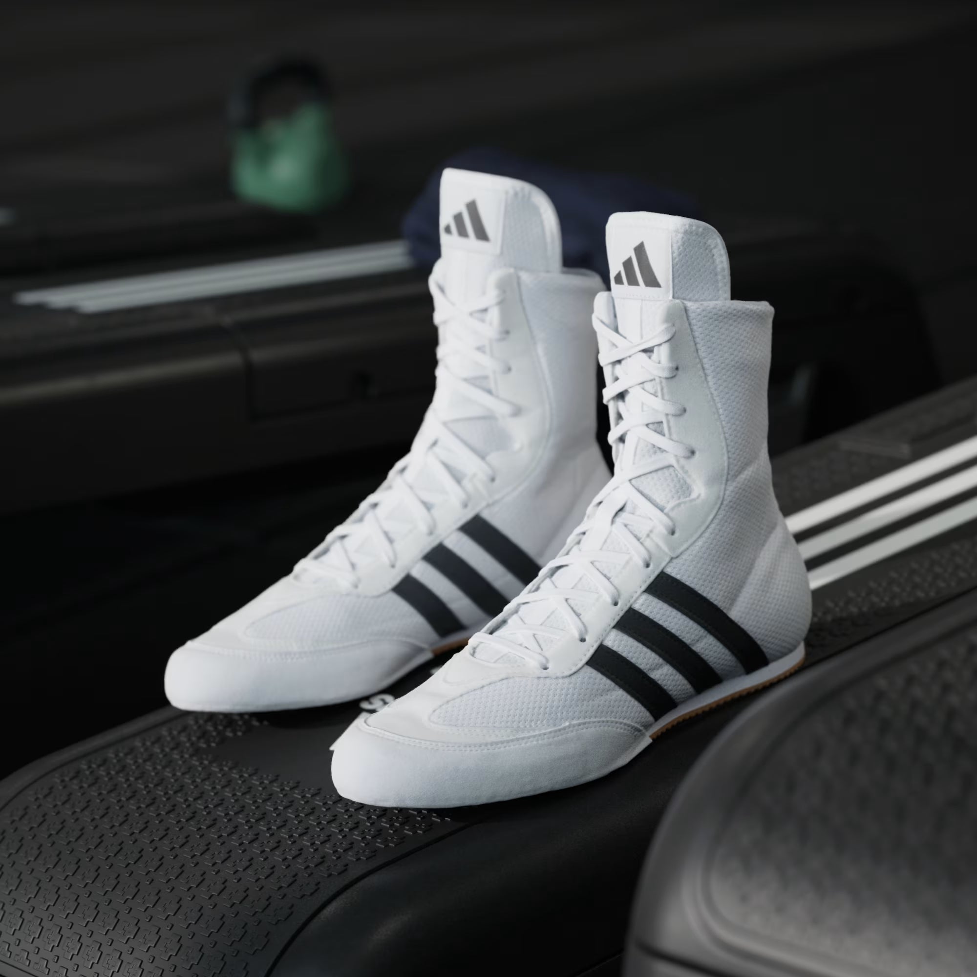 Zapatos de Boxeo Blancos Adidas Box Hog 2