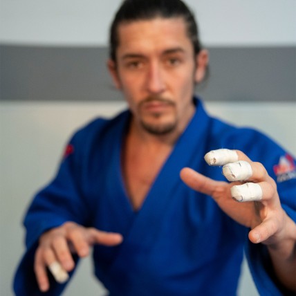 Dünne Fingerbandage Judo BJJ mit Aufbewahrungstasche