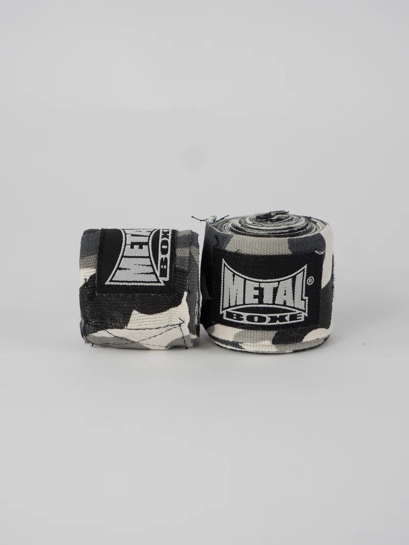 Bandagens de boxe metálicas com textura de camuflagem de 2,5 metros