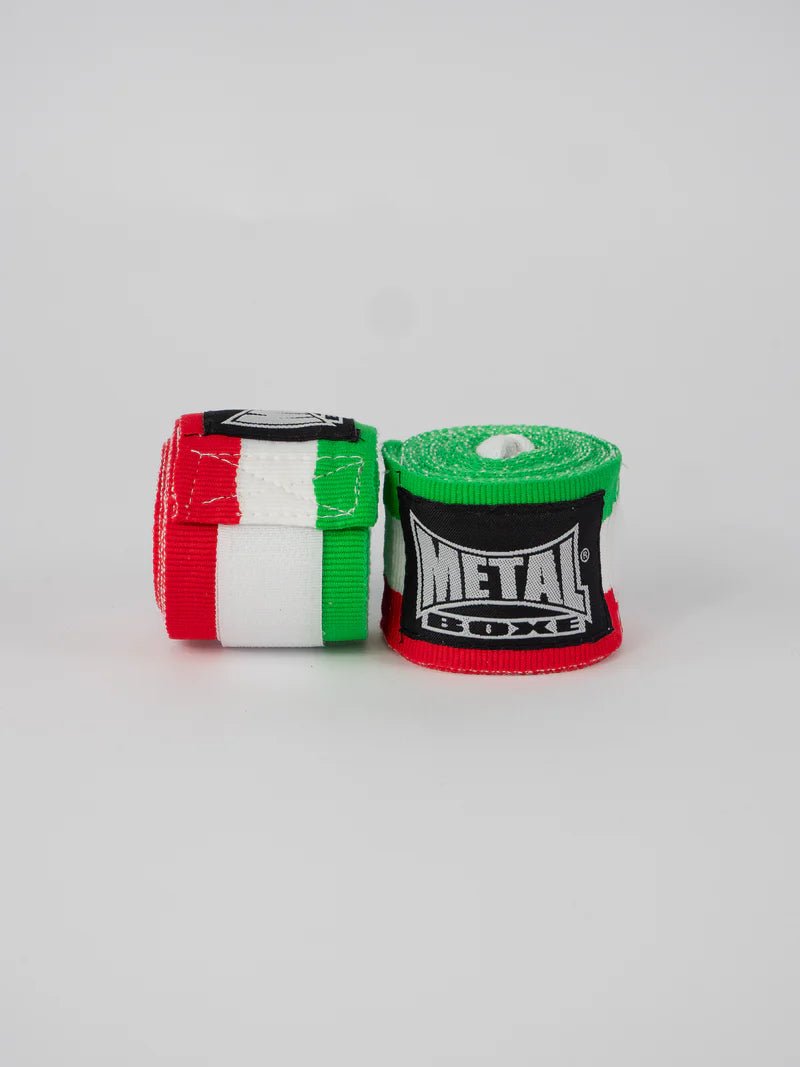 Bandagens de boxe Metal Boxe 2,5 metros bandeira italiana tricolor