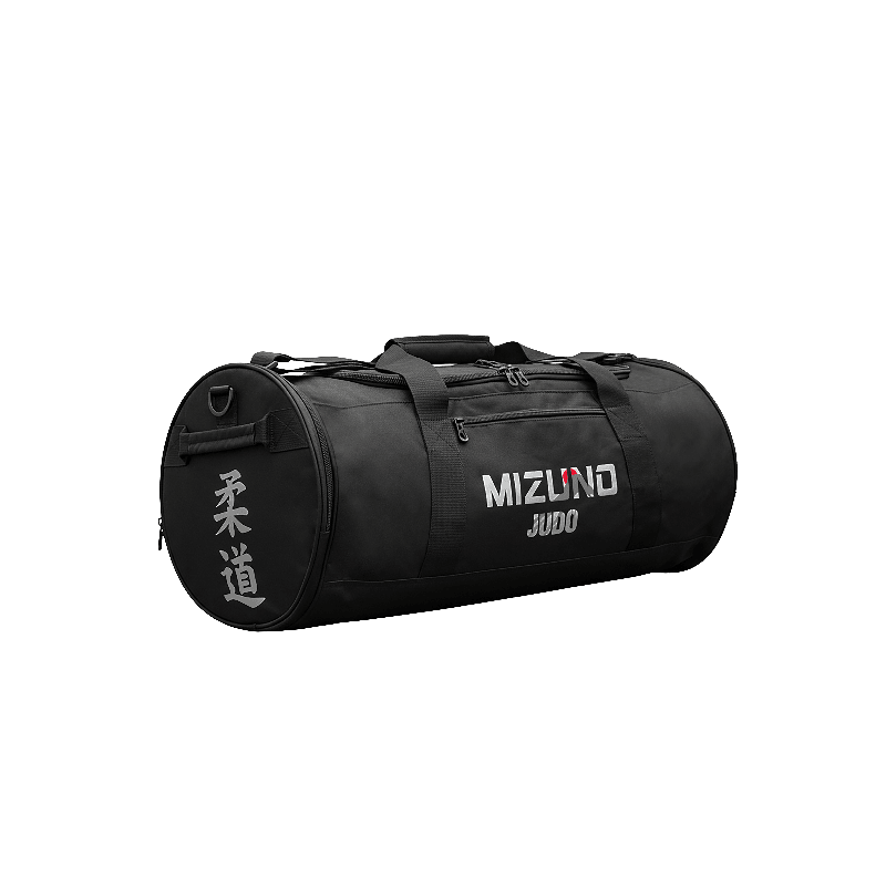Bolsa de deporte Mizuno Fuji Judo variante plateada dimensiones 65x30x30 cm.