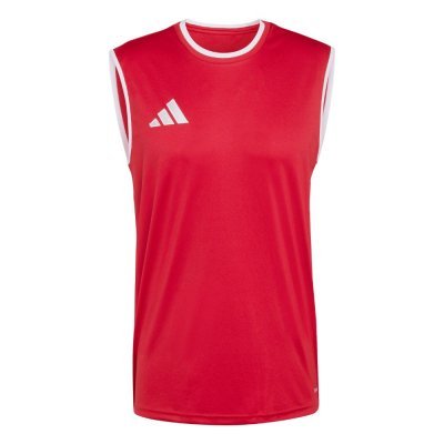 Red Wako Kick Light Adidas tank top front view for competition