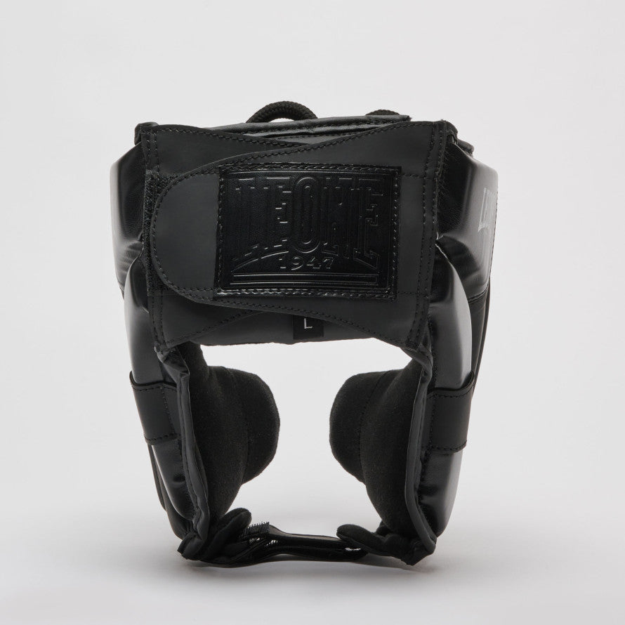 Casco Leone con Protector de Mejillas Edición Negra