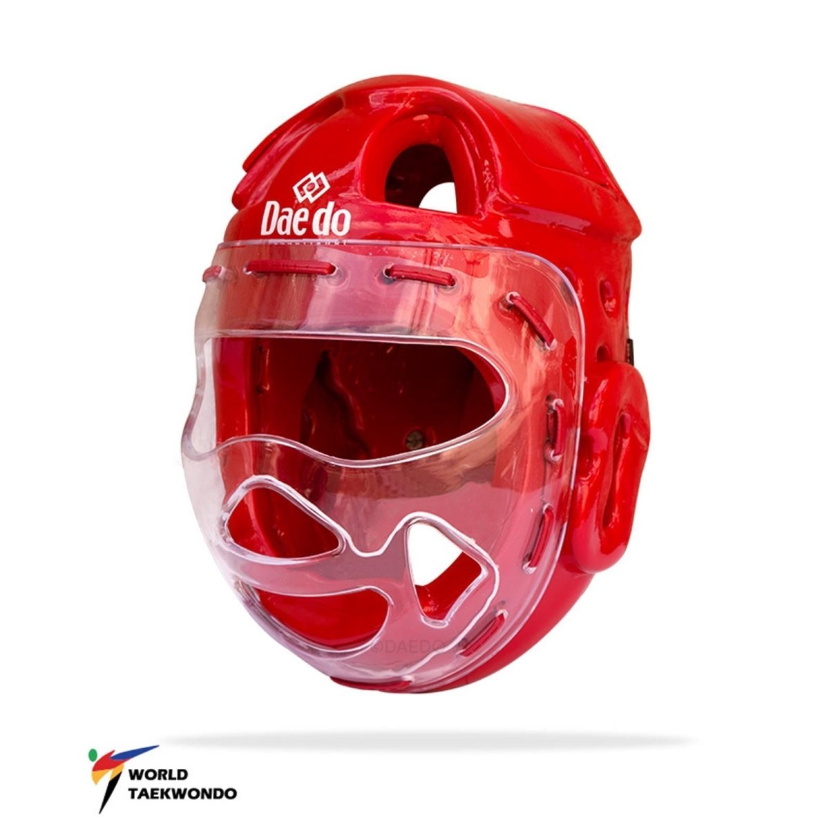 Casco electrónico Daedo GEN 3 rojo con visera protectora homologada WT
