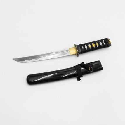 Coltello Tanto in Acciaio Nero da Allenamento