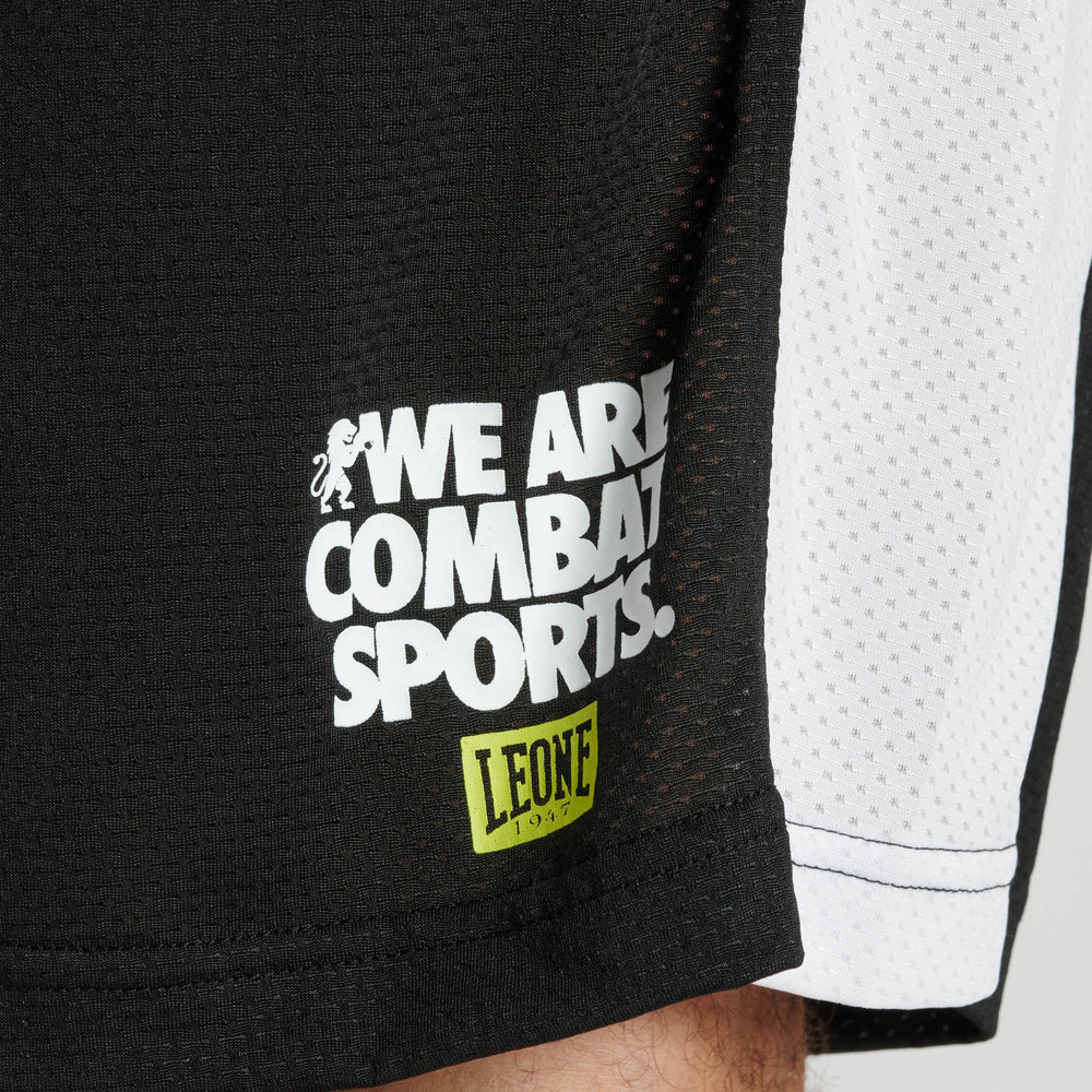 Pantalones cortos Leone Logo WACS | Pantalones cortos de entrenamiento Somos Deportes de Combate