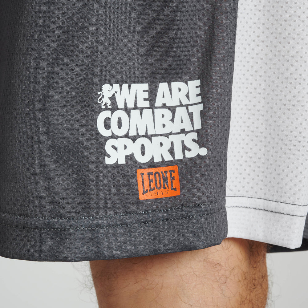 Pantalones cortos Leone Logo WACS | Pantalones cortos de entrenamiento Somos Deportes de Combate