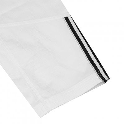 Dobok Adidas con rayas y cuello blanco Adi Club