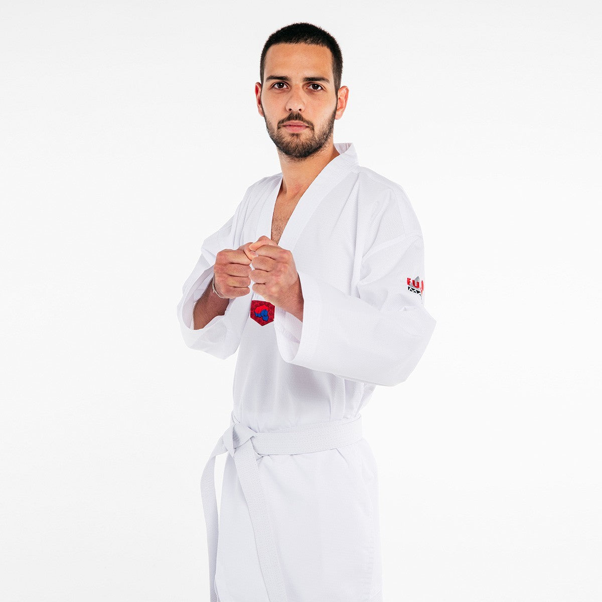 Dobok Cuello Blanco Entrenamiento Fujimae