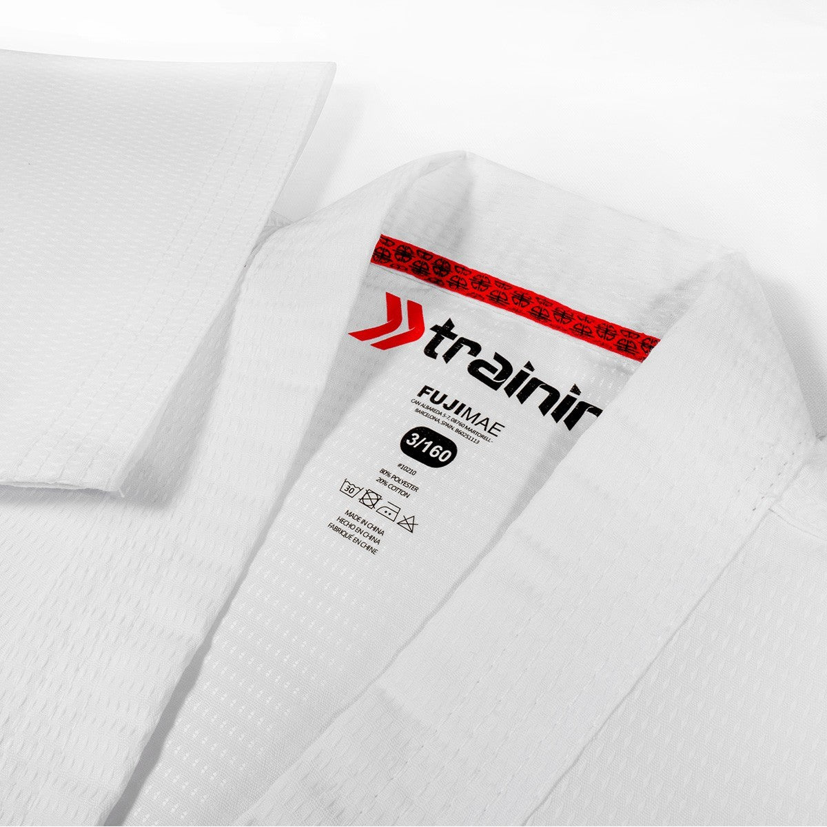 Dobok Cuello Blanco Entrenamiento Fujimae