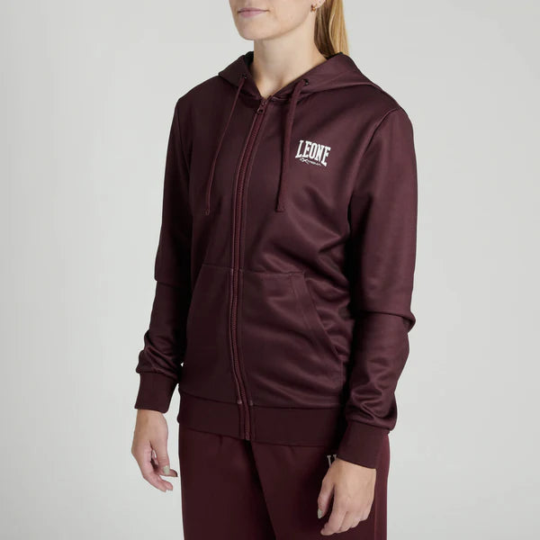 Damen-Sweatshirt Leone mit Kapuze und Reißverschluss
