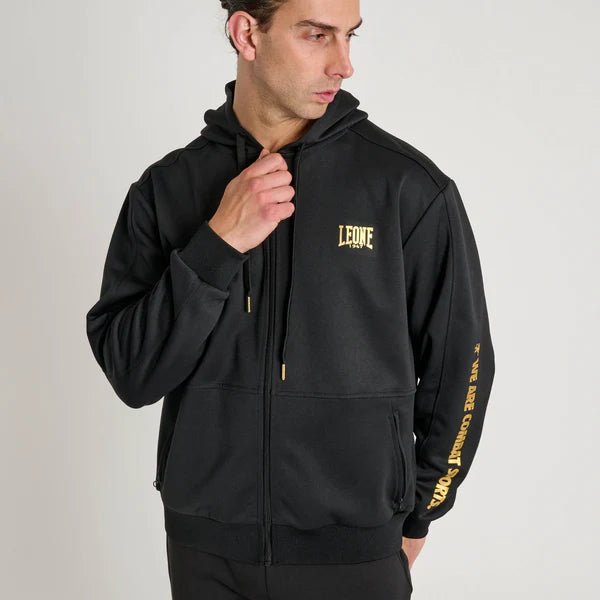 Technisch sweatshirt Leone 1947 DNA-lijn met zwarte capuchon
