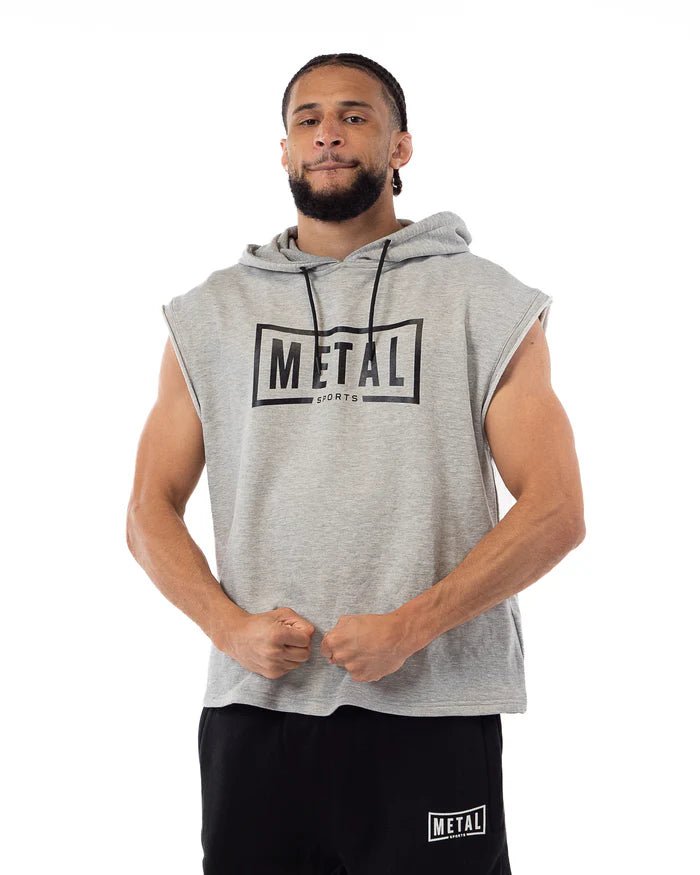 Felpa Smanicata con Cappuccio Metal Boxe – Loose Fit - Fight Club Store