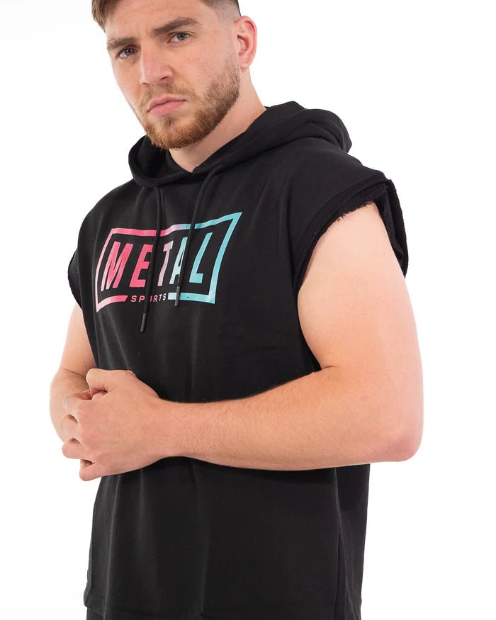 Felpa Smanicata con Cappuccio Metal Boxe – Loose Fit - Fight Club Store