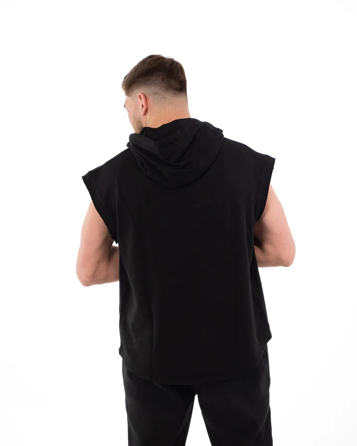 Felpa Smanicata con Cappuccio Metal Boxe – Loose Fit