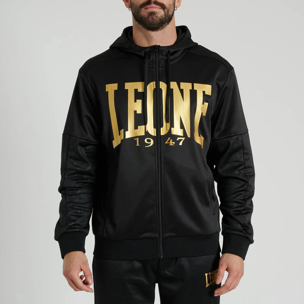 Sudadera Leone DNA con Capucha y Cremallera
