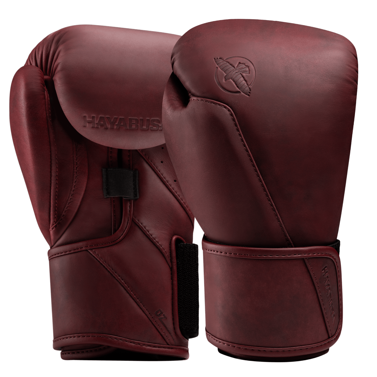 Pair of Hayabusa T360 boxing gloves in cabernet burgundy, elegance and elite protection
