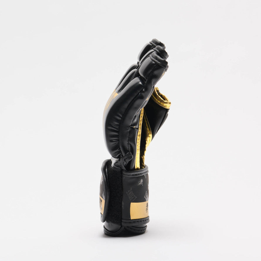 Guantes de artes marciales mixtas Leone DNA con cobertura para el pulgar