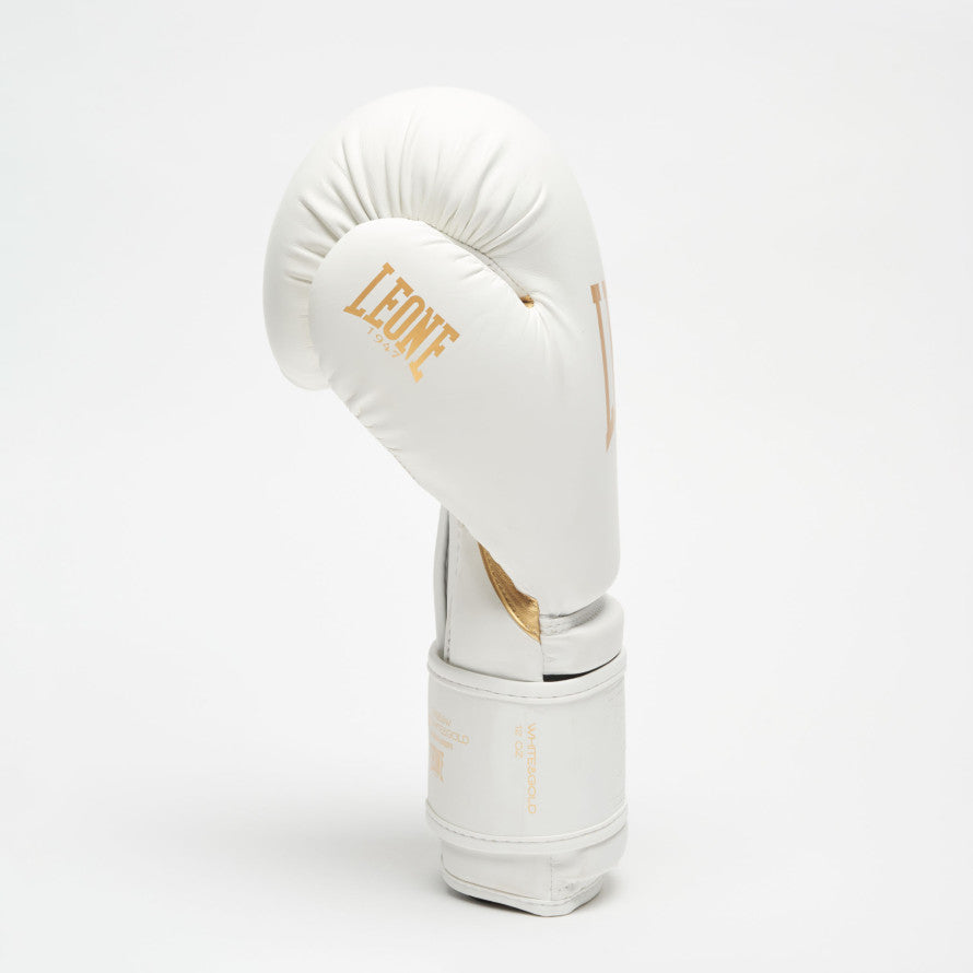 Leone White Gold Boxing Gloves