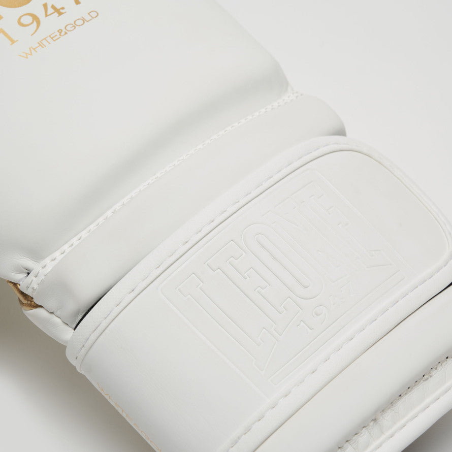 Leone White Gold Boxing Gloves