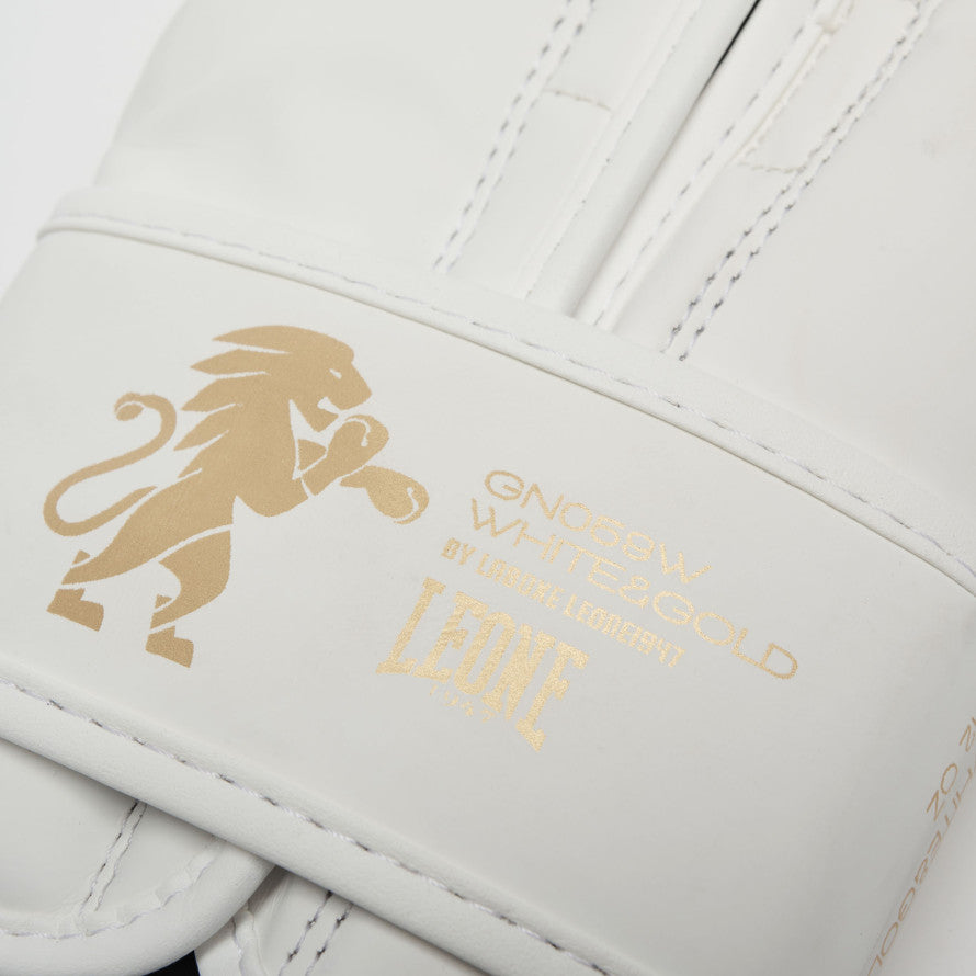 Leone White Gold Boxing Gloves