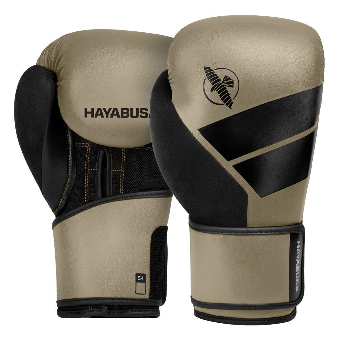 Par de luvas de boxe Hayabusa S4 em argila bege
