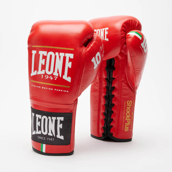 Leone Shock Boxing Plus Lace-Up Gloves