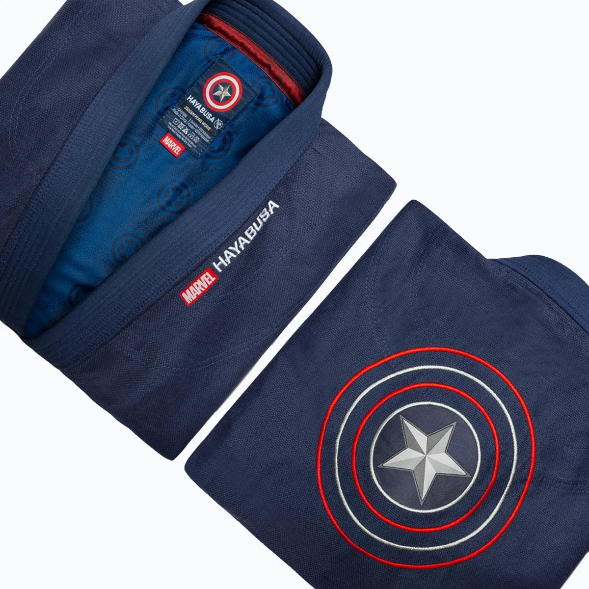 Conjunto completo de kimono y pantalones Hayabusa de la serie Marvel Avengers.