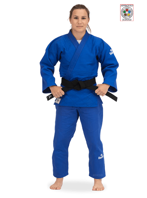 Blue Daedo Judogi IJF aprobado para competiciones internacionales de Judo