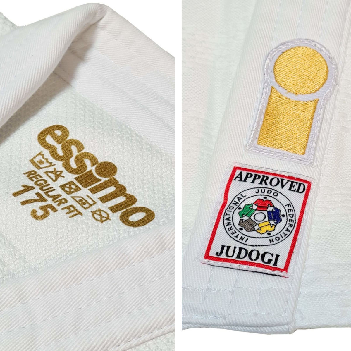 IJF APPROVED Essimo Gold Judogi White