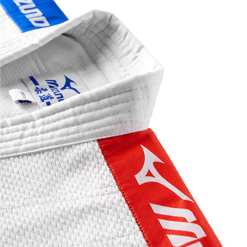 Mizuno Kodomo Plus 350 GR Judogi with Red and Blue Stripes