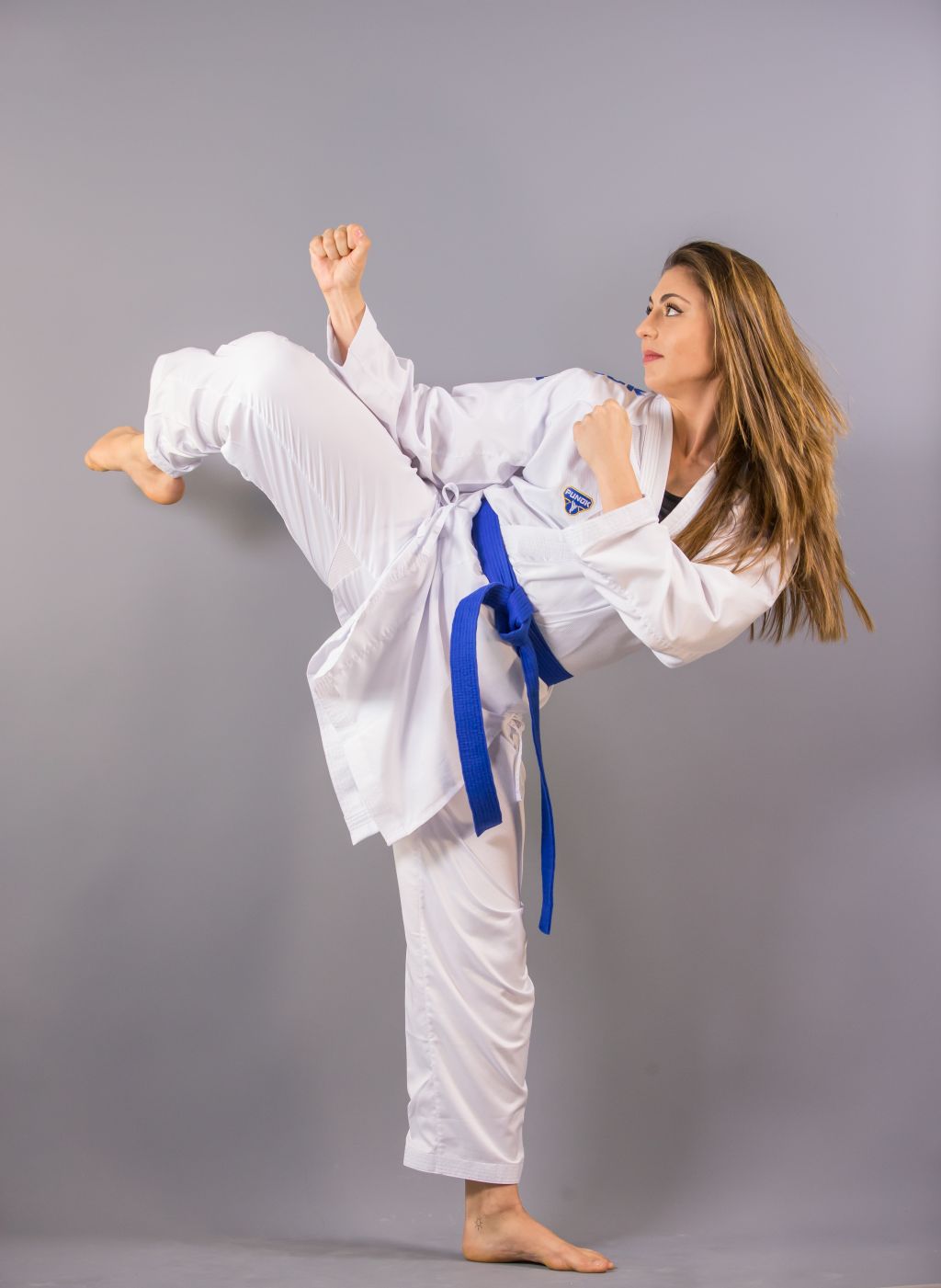 Karategi Punok Kumite Blitz WKF Chaqueta Doble