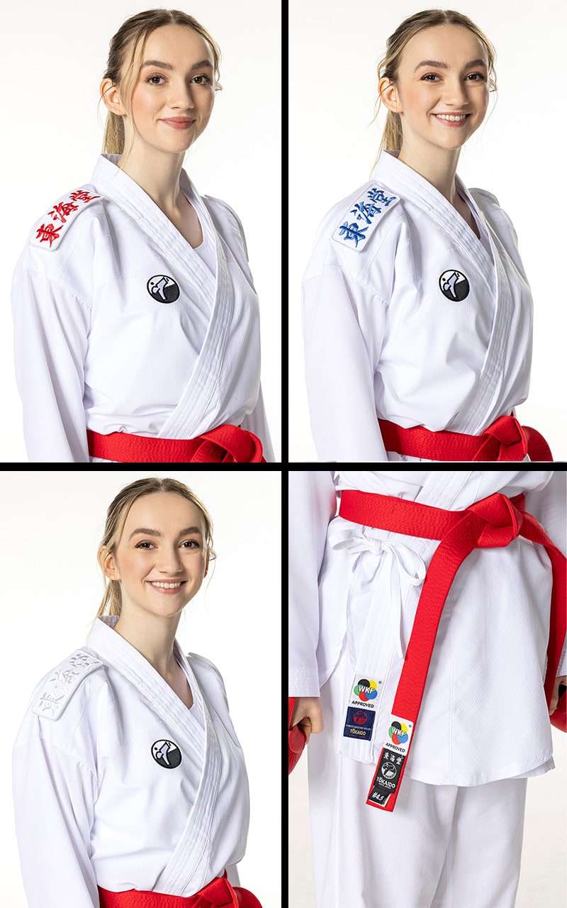 KARATEGI KUMITE Tokaido WKF Velcro Ajuste Delgado