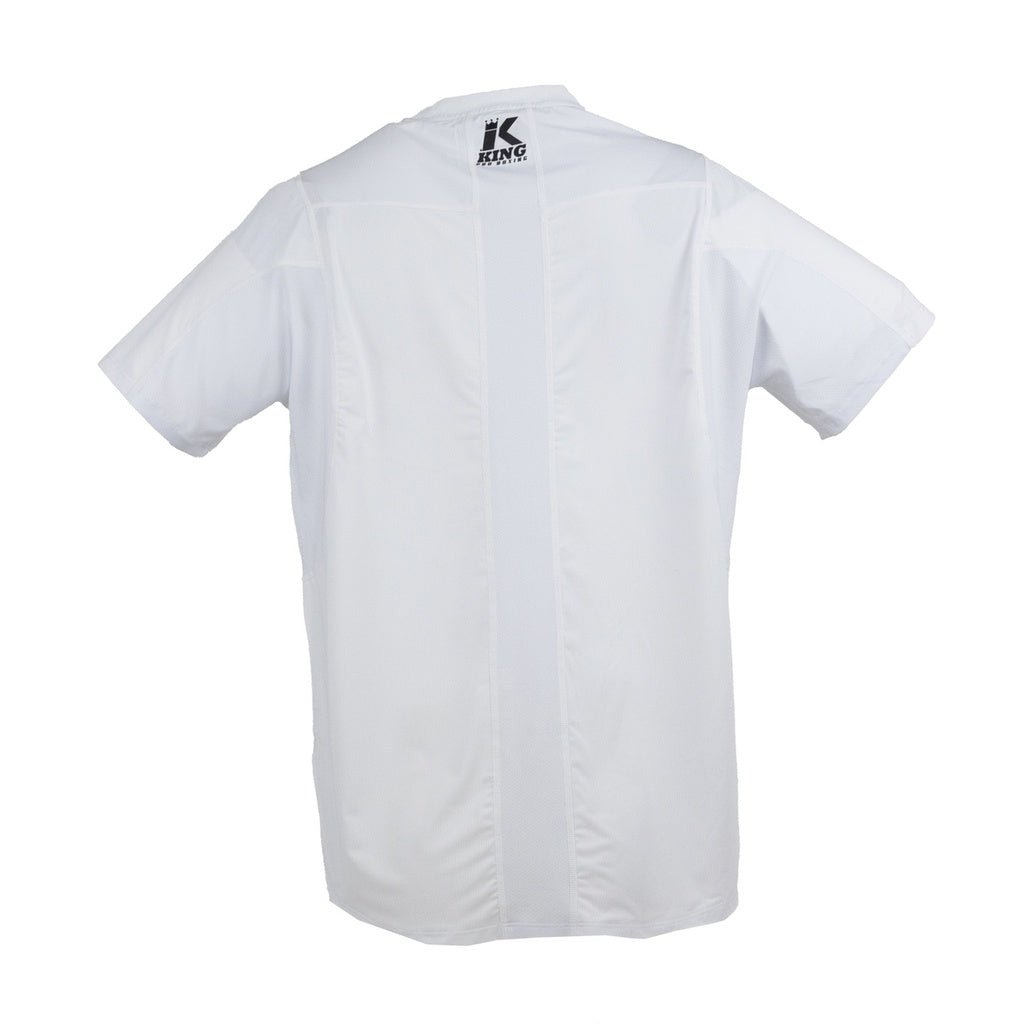 Camiseta técnica King Pro Boxing Apex Pro 1 branca com retrovisor