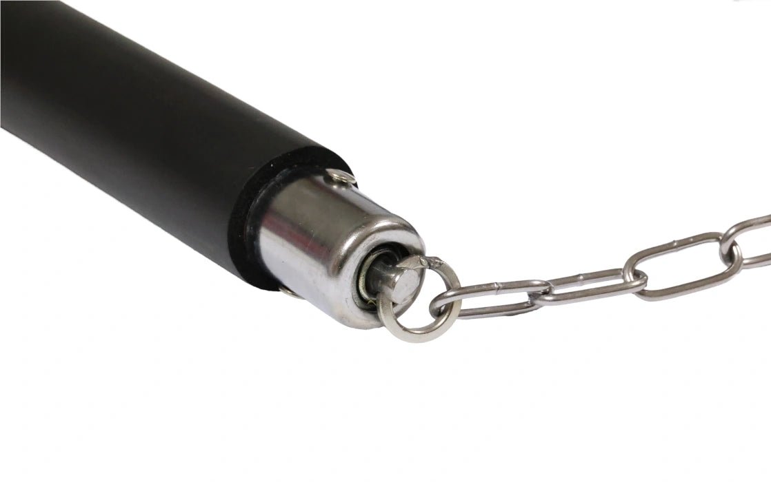 Nunchaku Basic in Gomma Spugna Nero - Fight Club Store