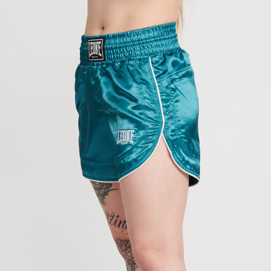 Pantalones cortos de Muay Thai para mujer Leone Básico