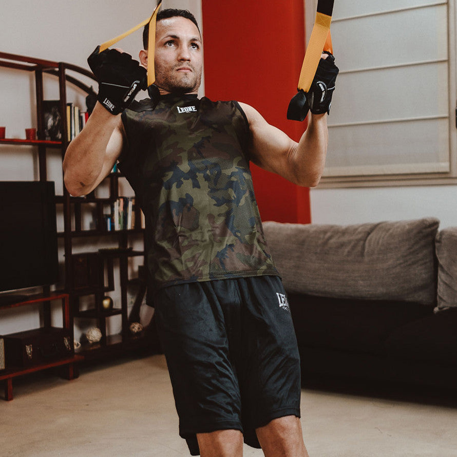 Pantalones cortos Leone Logo Entrenamiento | Pantalones cortos Gimnasio Esenciales