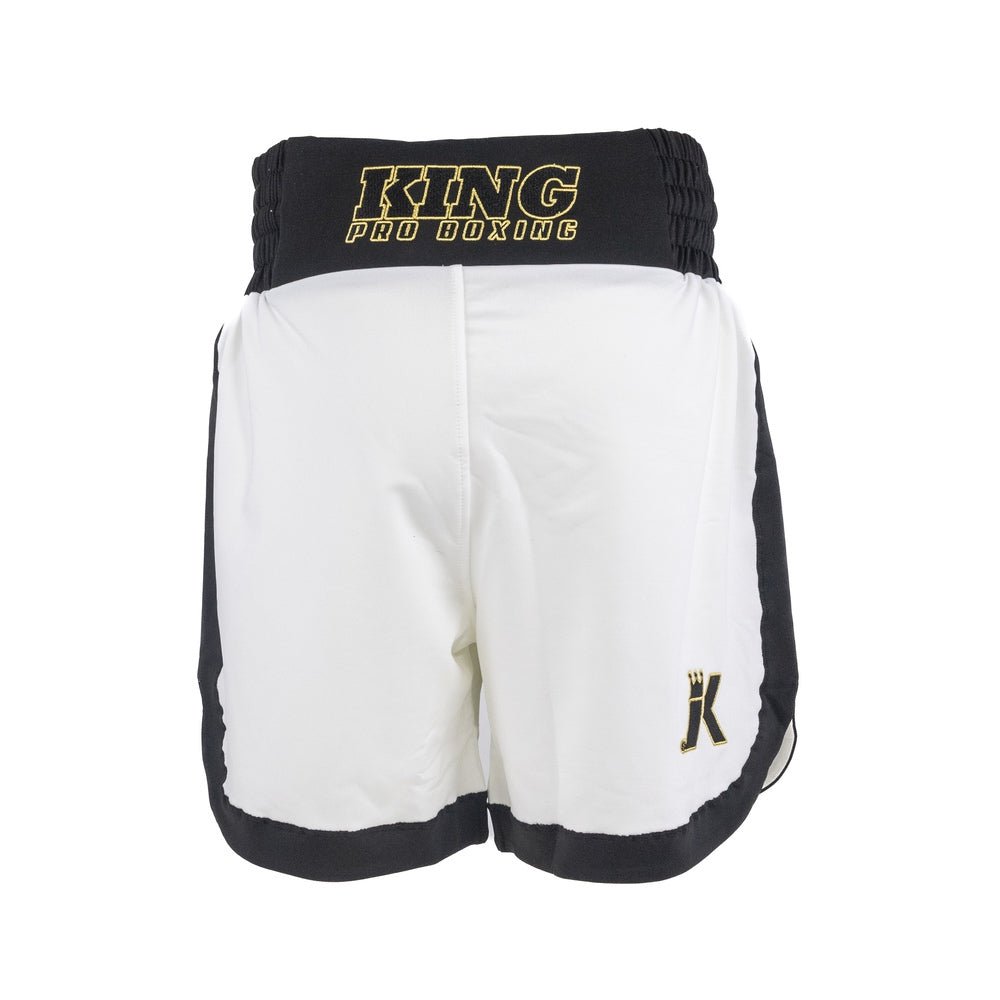 Détail de la ceinture élastique traditionnelle du short K King avec logo Apex Pro brodé