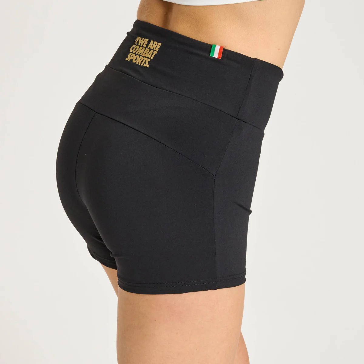 Rear view of the Leone DNA women's compression shorts showing muscle support