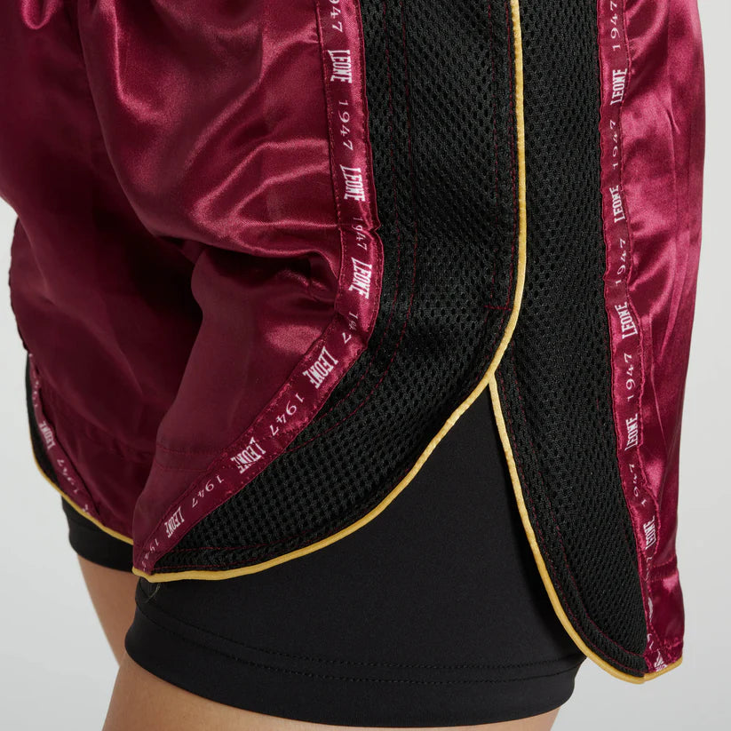 Pantalón corto con short Leone clásico para mujer