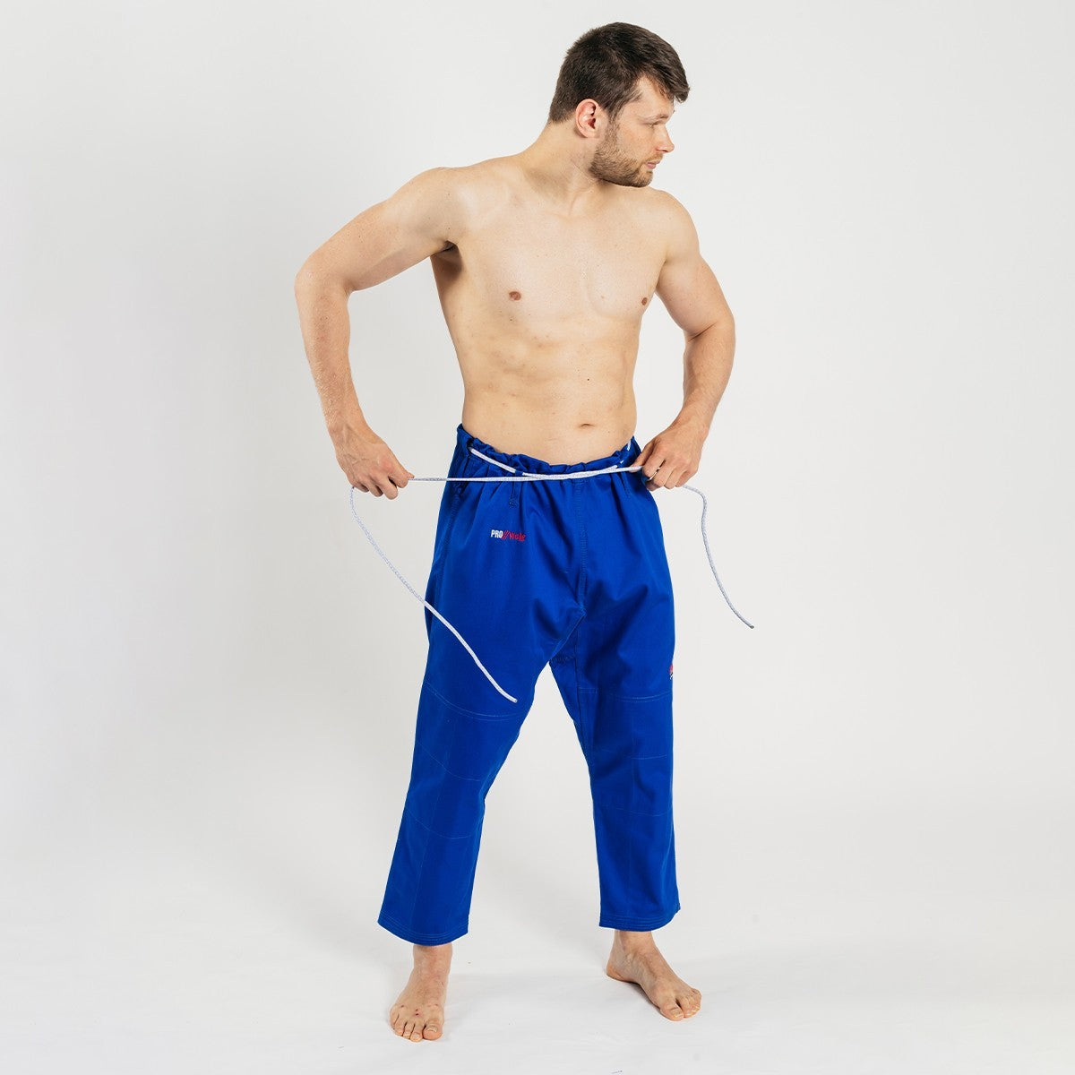 Pantaloni Judo Blu Allacciatura Tradizionale - Fight Club Store